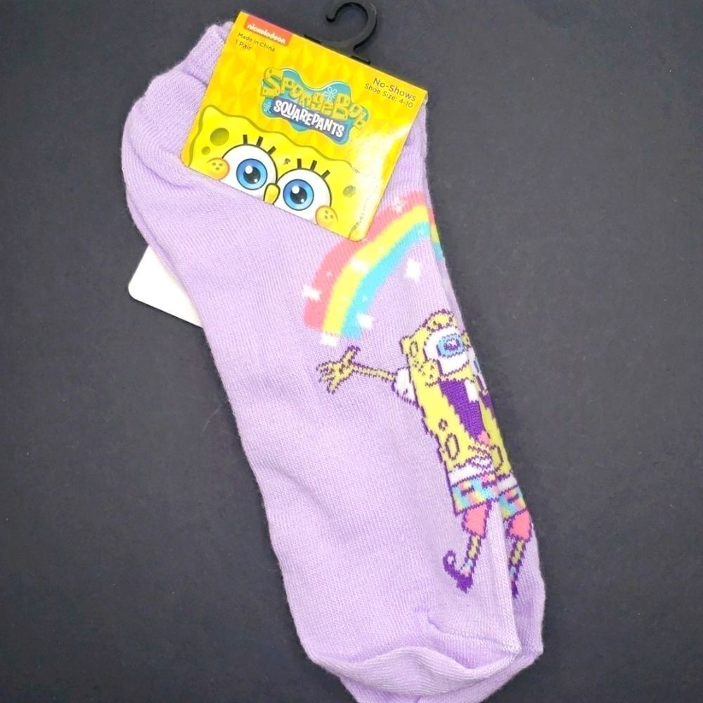 Spongebob Square pants no show socks